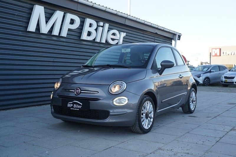 Gråmetal Brugt 2016 Fiat 500 Pop Star Hatchback | 74.900 kr. (Fair pris) - Billede 1/4