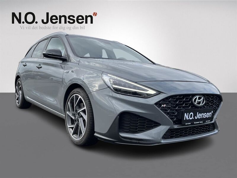 Farve ……………………………………………………………………. shadow grey Brugt 2020 Hyundai i30 N Line Stationcar | 219.900 kr. - Billede 1/4