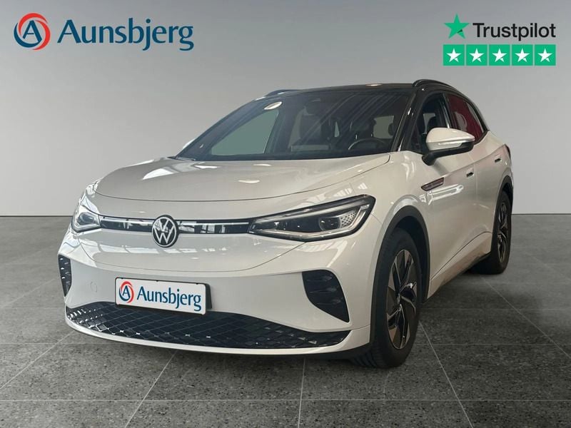 Hvid metal Brugt 2022 VW ID.4 GTX SUV | 244.500 kr. (God pris) - Billede 1/4