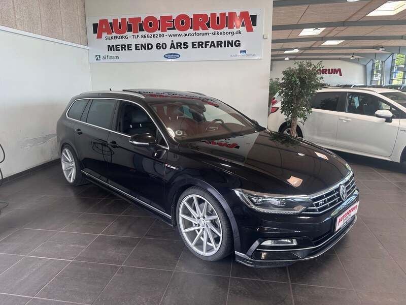 Sortmetal Brugt 2015 VW Passat R-line Stationcar | 169.900 kr. (Super pris) - Billede 1/4
