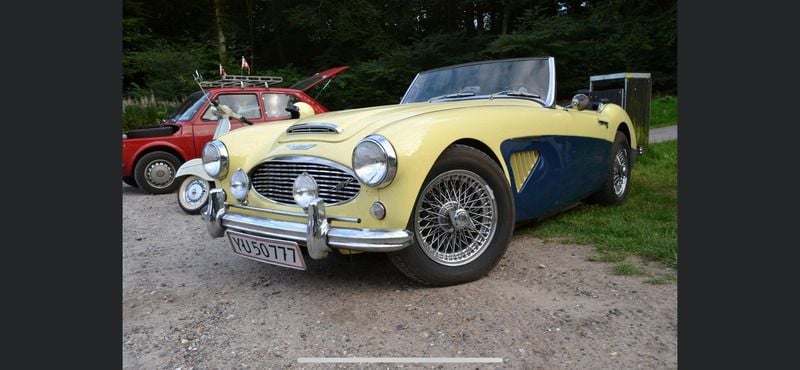 Brugt Austin Healey 100/6 86 HK (63 kW) 1959 Gul Cabriolet