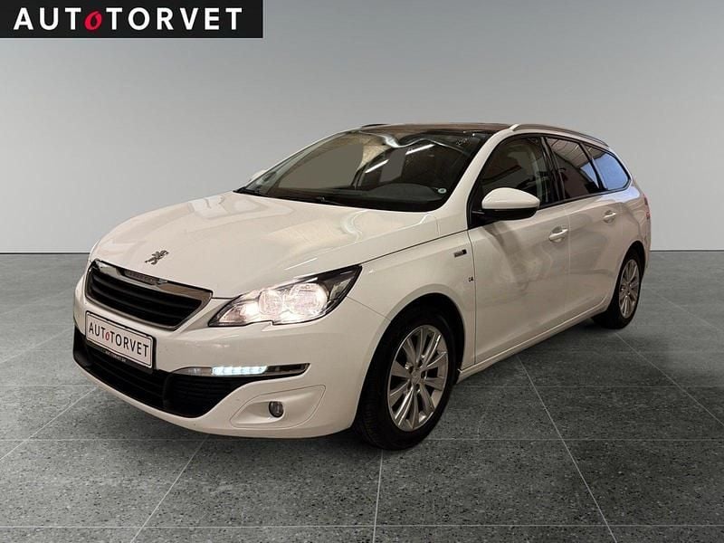 Hvid Brugt 2016 Peugeot 308 Allure Sky Stationcar | 79.700 kr. (Fair pris) - Billede 1/4