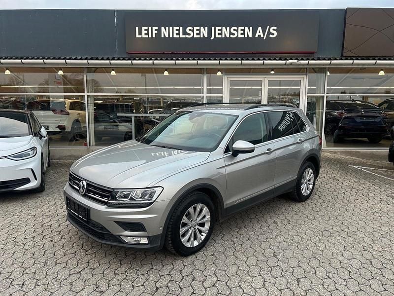 Sølvmetal Brugt 2017 VW Tiguan Comfortline SUV | 179.900 kr. (Fair pris) - Billede 1/4