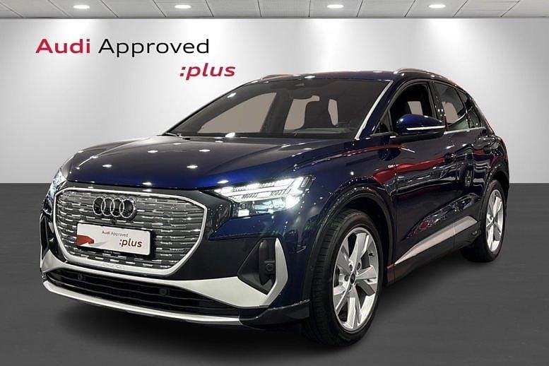 Blåmetal Brugt 2024 Audi Q4 e-tron SUV | 414.900 kr. - Billede 1/4