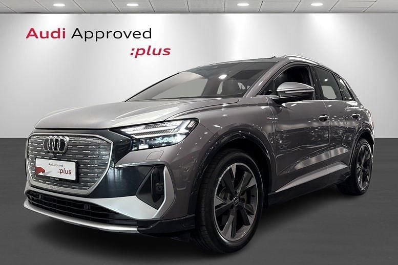 Gråmetal Brugt 2022 Audi Q4 e-tron S-Line SUV | 359.900 kr. (Fair pris) - Billede 1/4