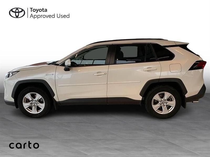 Brugt Toyota RAV4 Hybrid H3 218 HK (160 kW) 2020 070 pearl white SUV
