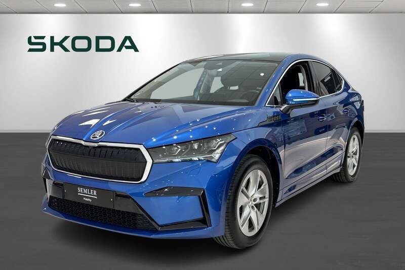 Blåmetal Brugt 2024 Skoda Enyaq iV SUV | 364.900 kr. (God pris) - Billede 1/4