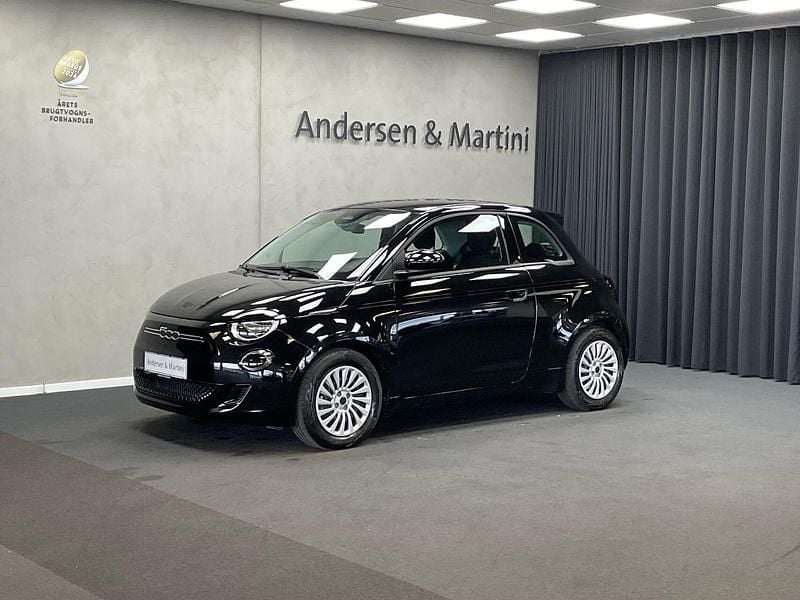 Sort Brugt 2024 Fiat 500e Icon Hatchback | 149.900 kr. (Fair pris) - Billede 1/4