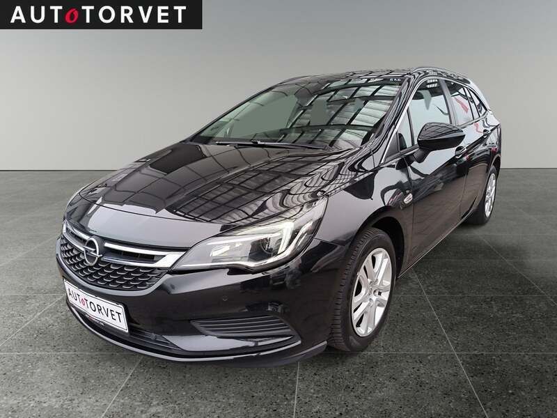 Sort Brugt 2019 Opel Astra Excite Stationcar | 71.700 kr. (Super pris) - Billede 1/4