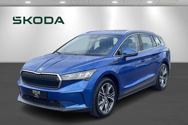 Blåmetal Brugt 2023 Skoda Enyaq iV Loft SUV | 269.900 kr. (Super pris) - Billede 1/4