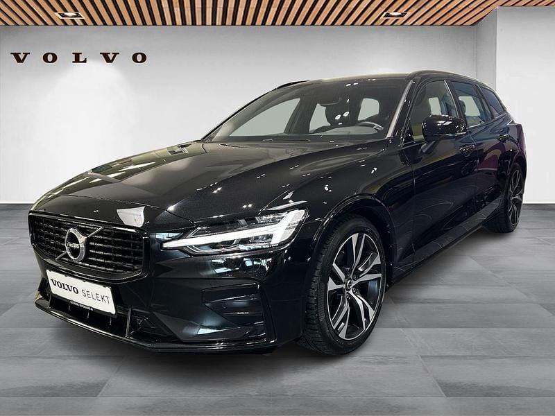 Sort Brugt 2022 Volvo V60 R-Design Stationcar | 480.100 kr. - Billede 1/3