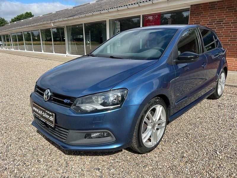 Blå metal Brugt 2016 VW Polo BlueGT Hatchback | 139.900 kr. (Fair pris) - Billede 1/4