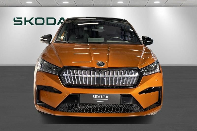Brugt Skoda Enyaq iV SportLine 210 kW (286 HK) 2024 Orangemetal SUV
