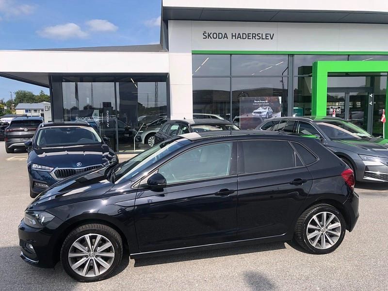 Brugt VW Polo Highline 115 HK (84 kW) 2018 Sortmetal Hatchback