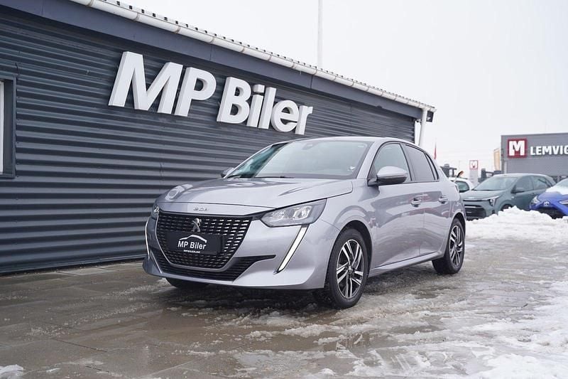 Brugt Peugeot 208 100 HK (73 kW) 2021 Sølvmetal Hatchback