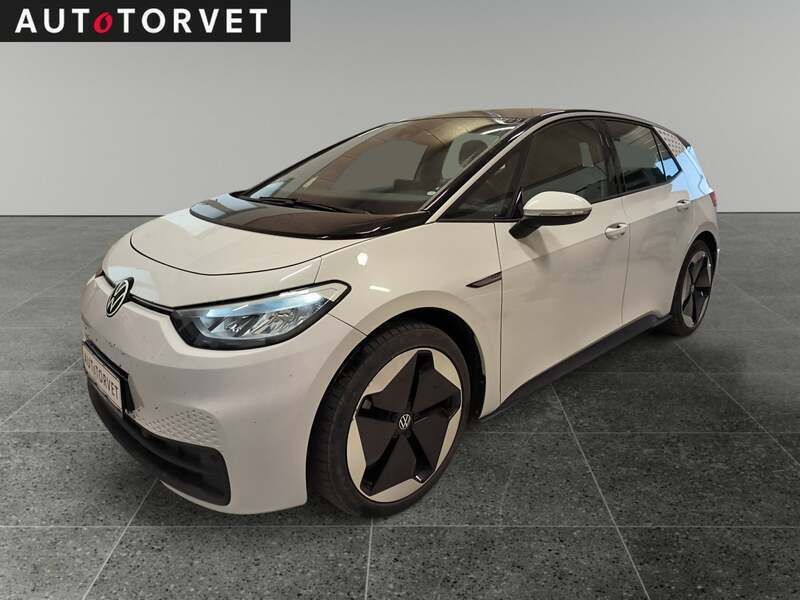 Hvid Brugt 2020 VW ID.3 Pro Hatchback | 144.700 kr. (Fair pris) - Billede 1/4