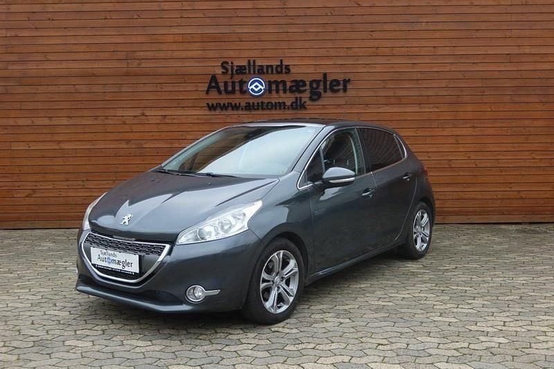 Gråmetal Brugt 2013 Peugeot 208 Allure Sky Hatchback | 27.500 kr. (God pris) - Billede 1/4