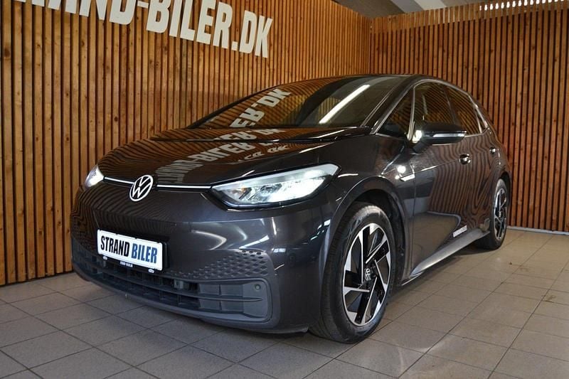 Gråmetal Brugt 2021 VW ID.3 Life Hatchback | 129.800 kr. (God pris) - Billede 1/4