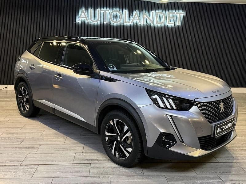 Sølvmetal Brugt 2022 Peugeot e-2008 GT SUV | 154.800 kr. (Fair pris) - Billede 1/4