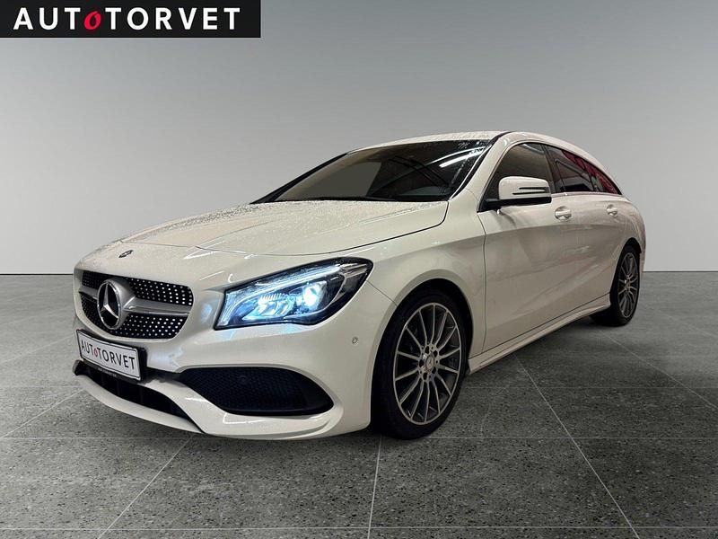 Brugt Mercedes CLA200 Shooting Brake AMG line 136 HK (100 kW) 2017 Hvid Stationcar