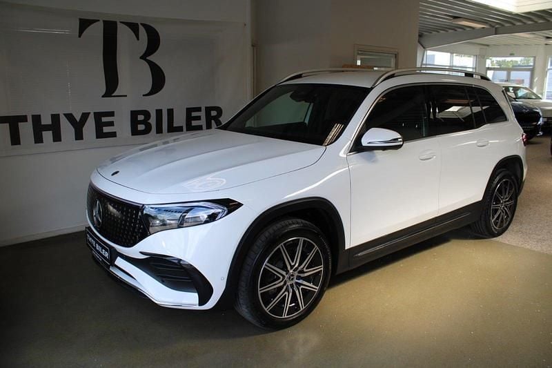 Hvid Brugt 2024 Mercedes EQB300 AMG line SUV | 359.900 kr. (Fair pris) - Billede 1/4