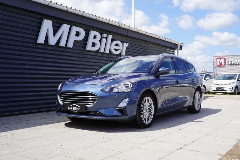 Blåmetal Brugt 2020 Ford Focus Titanium Hatchback | 148.900 kr. (Fair pris) - Billede 1/4