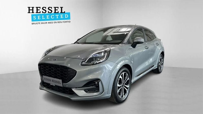 Solar silver Brugt 2022 Ford Puma ST-Line Hatchback | 214.900 kr. (Fair pris) - Billede 1/4