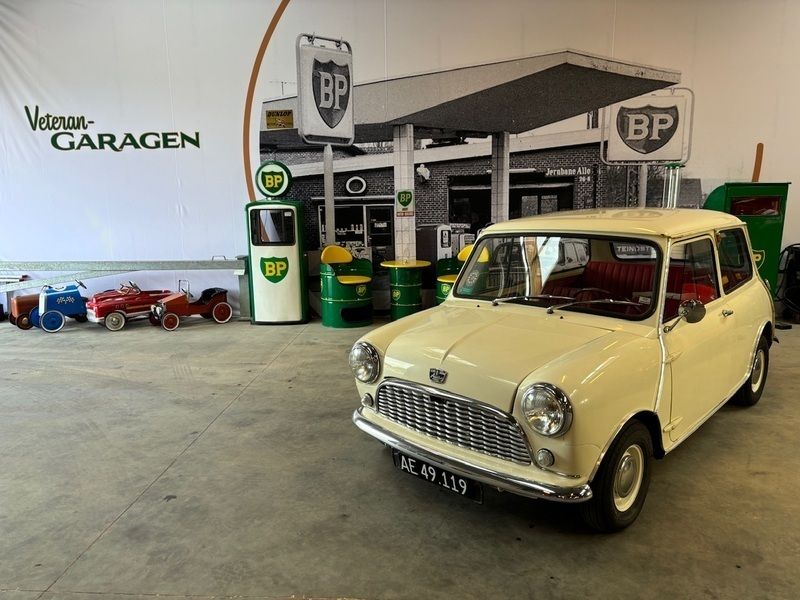 Hvid Brugt 1965 Austin Mini | 99.900 kr. - Billede 1/4