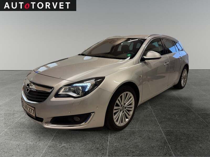 Sølvmetal Brugt 2016 Opel Insignia Cosmo Stationcar | 69.700 kr. (Lidt for dyr) - Billede 1/4