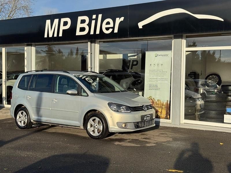 Champagnemetal Brugt 2010 VW Touran Comfortline MPV | 59.900 kr. - Billede 1/4