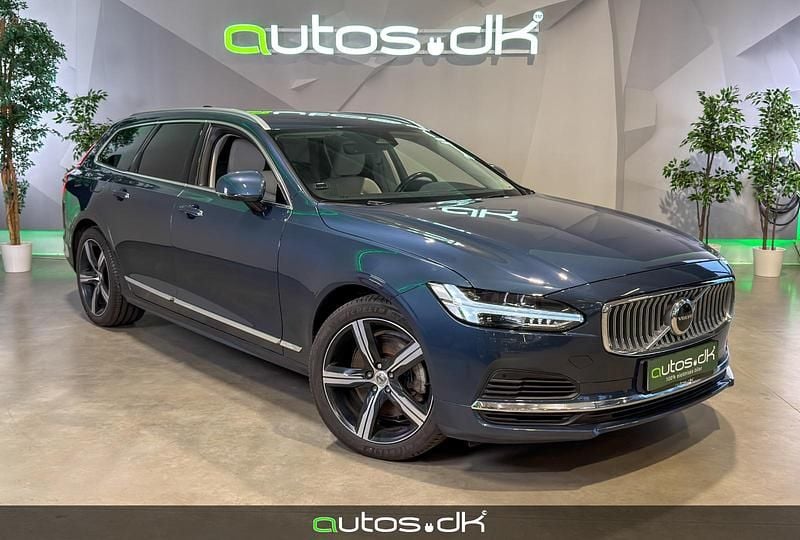 Blåmetal Brugt 2021 Volvo V90 Inscription Stationcar | 399.000 kr. (Fair pris) - Billede 1/4