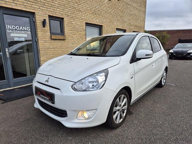Perlemorshvid Brugt 2015 Mitsubishi Space Star Hatchback | 59.900 kr. (Dyr) - Billede 1/3
