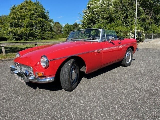 Rød Brugt 1963 MG B Cabriolet | 74.900 kr. - Billede 1/4