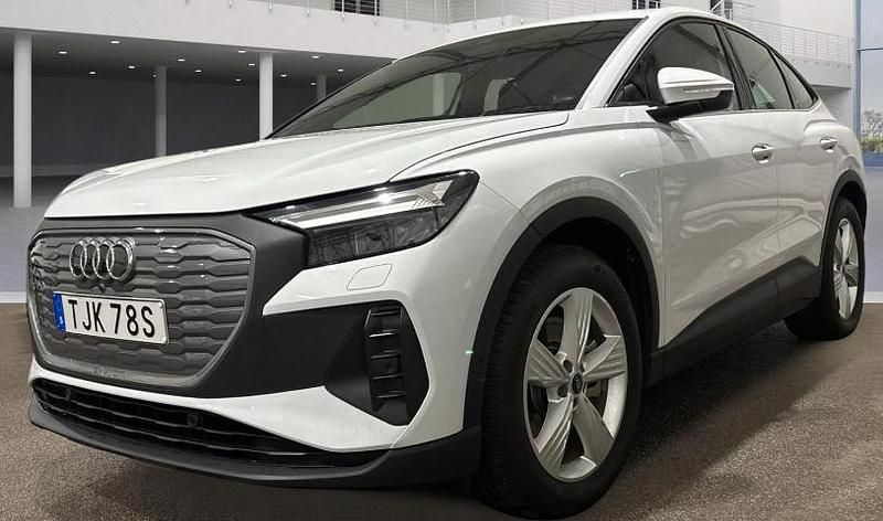Hvid Brugt 2023 Audi Q4 Sportback e-tron SUV | 248.900 kr. (Super pris) - Billede 1/4