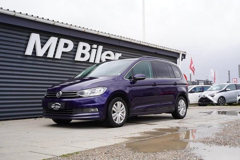 Blåmetal Brugt 2018 VW Touran Comfortline MPV | 209.700 kr. (Fair pris) - Billede 1/4