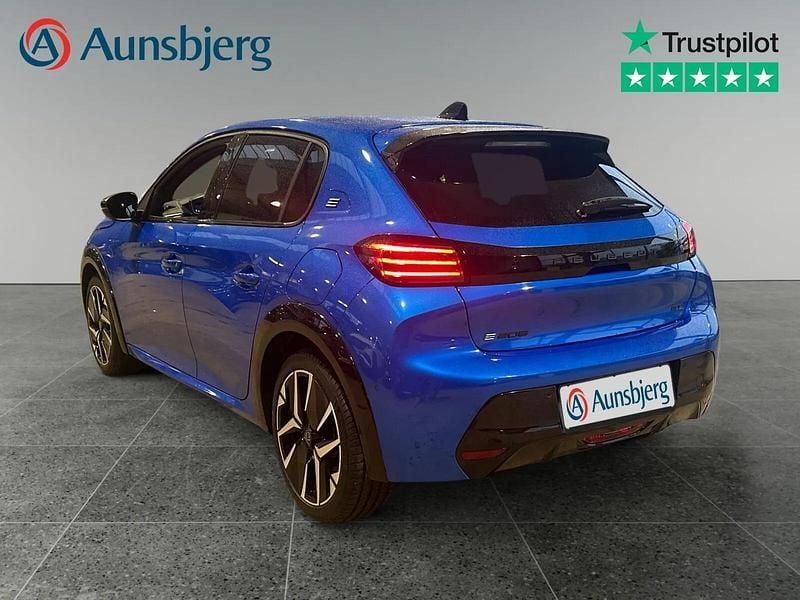 Brugt Peugeot e-208 GTi 114 kW (156 HK) 2023 Blå metal Hatchback