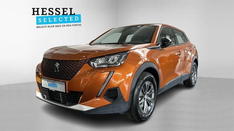 Orange Brugt 2022 Peugeot e-2008 Active SUV | 134.900 kr. (God pris) - Billede 1/4