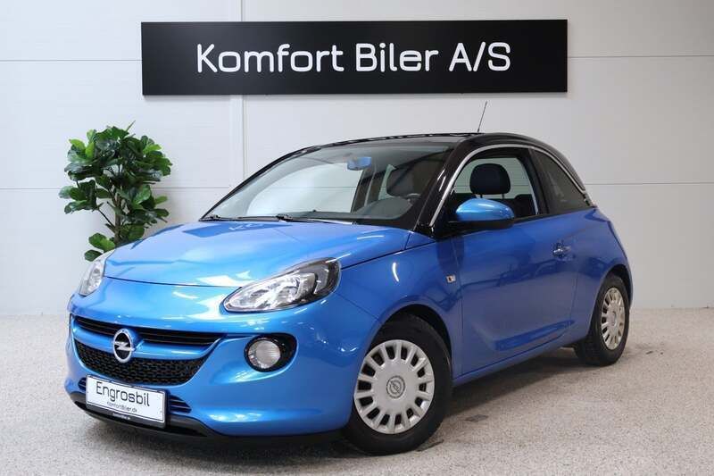 Blåmetal Brugt 2015 Opel Adam Glam Hatchback | 44.900 kr. (Super pris) - Billede 1/4