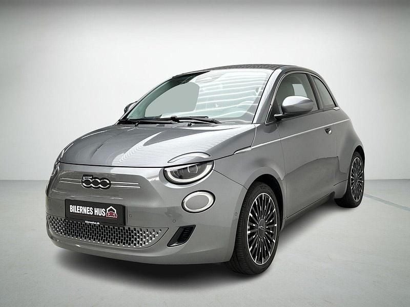 Gråmetal Brugt 2021 Fiat 500e La Prima Cabriolet | 174.900 kr. - Billede 1/4