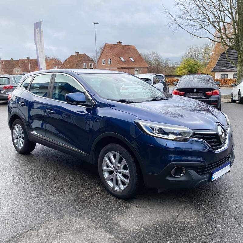 Blåmetal Brugt 2017 Renault Kadjar Zen SUV | 139.900 kr. (Lidt for dyr) - Billede 1/4