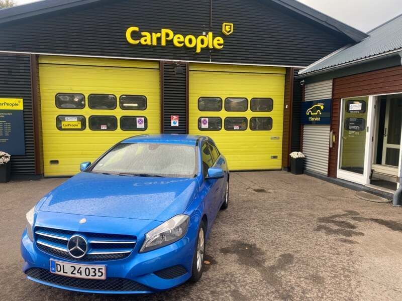 Blåmetal Brugt 2014 Mercedes A180 Hatchback | 84.990 kr. (Fair pris) - Billede 1/4