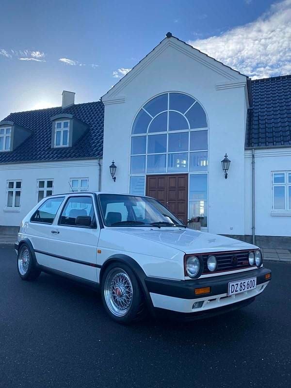 Hvid Brugt 1990 VW Golf II GTI Hatchback | 250.000 kr. - Billede 1/4