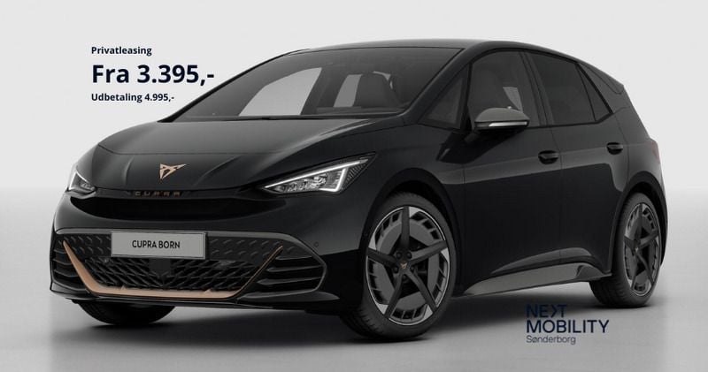 Sortmetal Ny 2025 Cupra Born Hatchback | 309.990 kr. (Dyr) - Billede 1/4