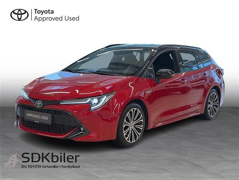 Flame red/black Brugt 2020 Toyota Corolla H3 Stationcar | 229.900 kr. (Lidt for dyr) - Billede 1/4