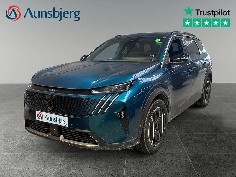 Blå met. Ny 2025 Peugeot e-5008 Allure SUV | 324.500 kr. (Fair pris) - Billede 1/4