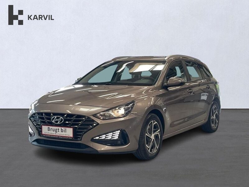 Silky bronze Brugt 2022 Hyundai i30 Essential Stationcar | 169.900 kr. (God pris) - Billede 1/4