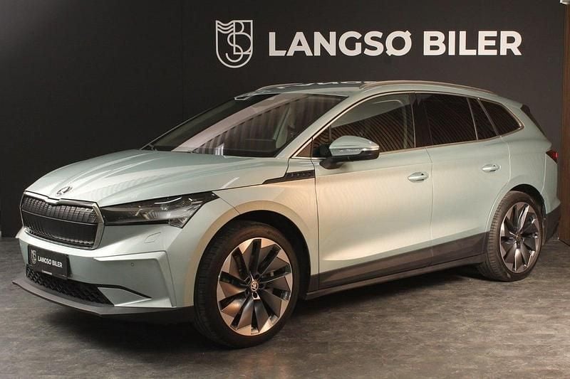 Lysgrønmetal Brugt 2022 Skoda Enyaq iV Suite SUV | 249.500 kr. (God pris) - Billede 1/4
