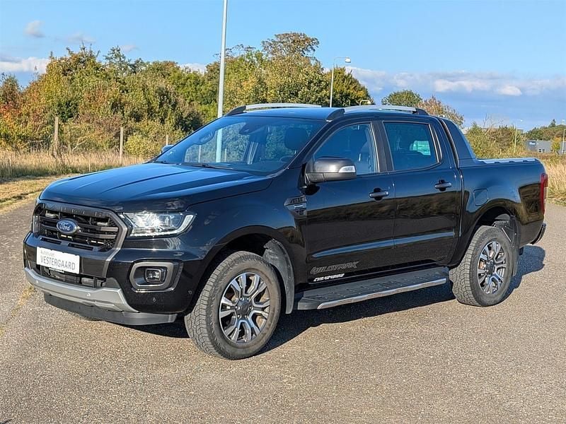Sort Brugt 2022 Ford Ranger Wildtrack Afhentning | 264.900 kr. - Billede 1/4