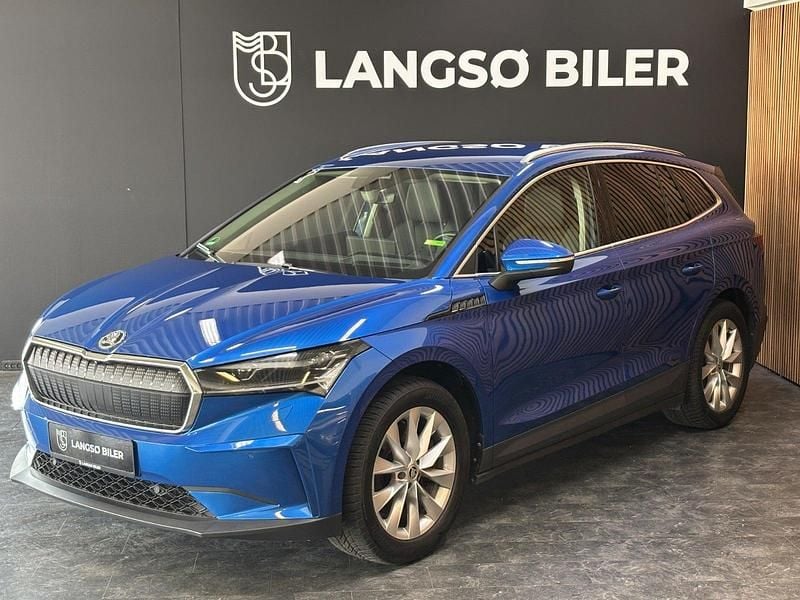 Blå Brugt 2021 Skoda Enyaq iV Suite SUV | 259.500 kr. (Lidt for dyr) - Billede 1/4