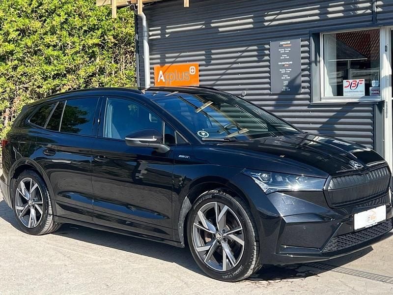 Sortmetal Brugt 2023 Skoda Enyaq iV SportLine SUV | 299.900 kr. (Fair pris) - Billede 1/4